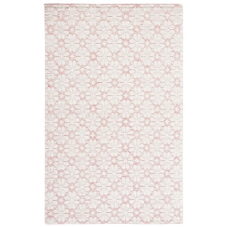 Safavieh 5 x 8 ft. MSR Vermont Hand Woven Rectangle Area Rug, Ivory & Red MSR3503Q-5